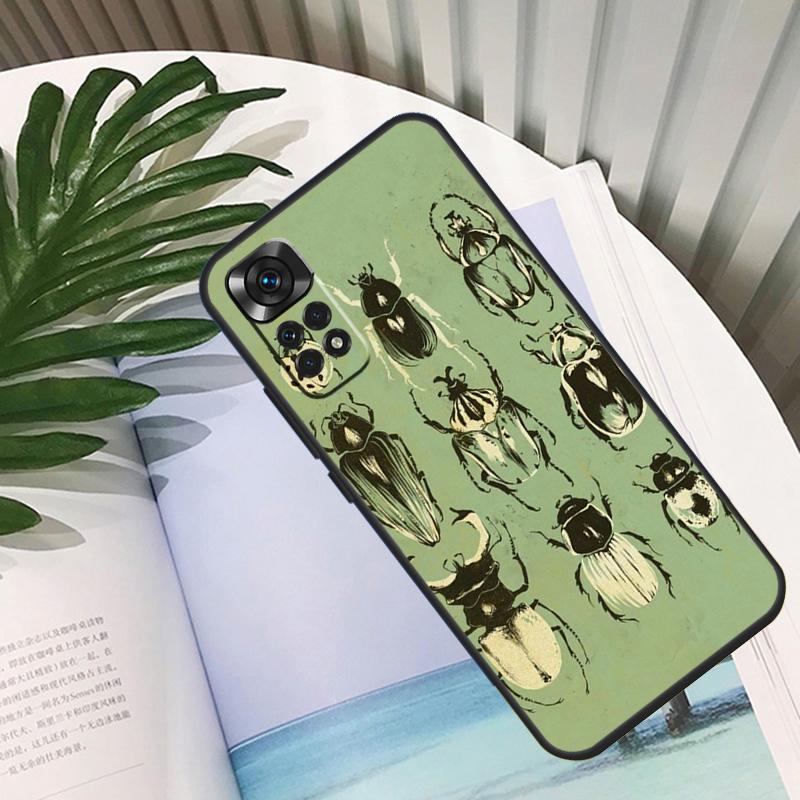 Beetles Insects Funda For Xiaomi Redmi Note 13 10 11 12 14 15 Pro Plus Case For Redmi 15C 12C 13C 14C 10C 15