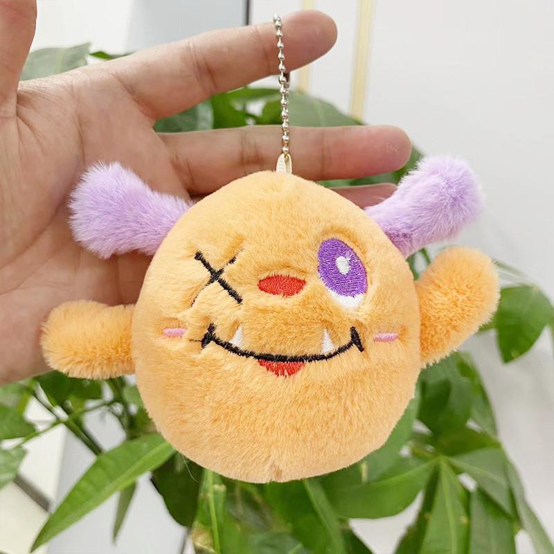 Monster Plush Enchanting Keychain Bag Cute Animal Themed Key Holder For Everyone