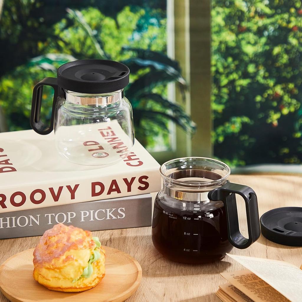 Yungyan 2 Pcs 16 oz Coffee Pot Mug with Spill Proof Lid Unique Coffee Mugs Novelty Funny Cool Coffee Mug That Friends Coworkers Will Talk About for