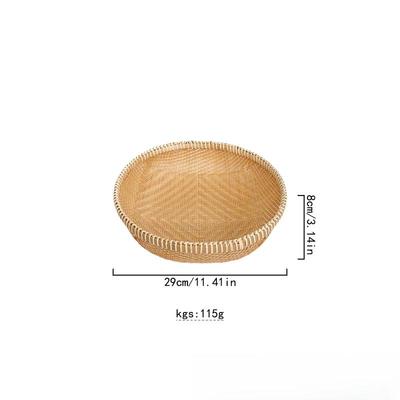 Bamboo Woven Fruit Storage Basket