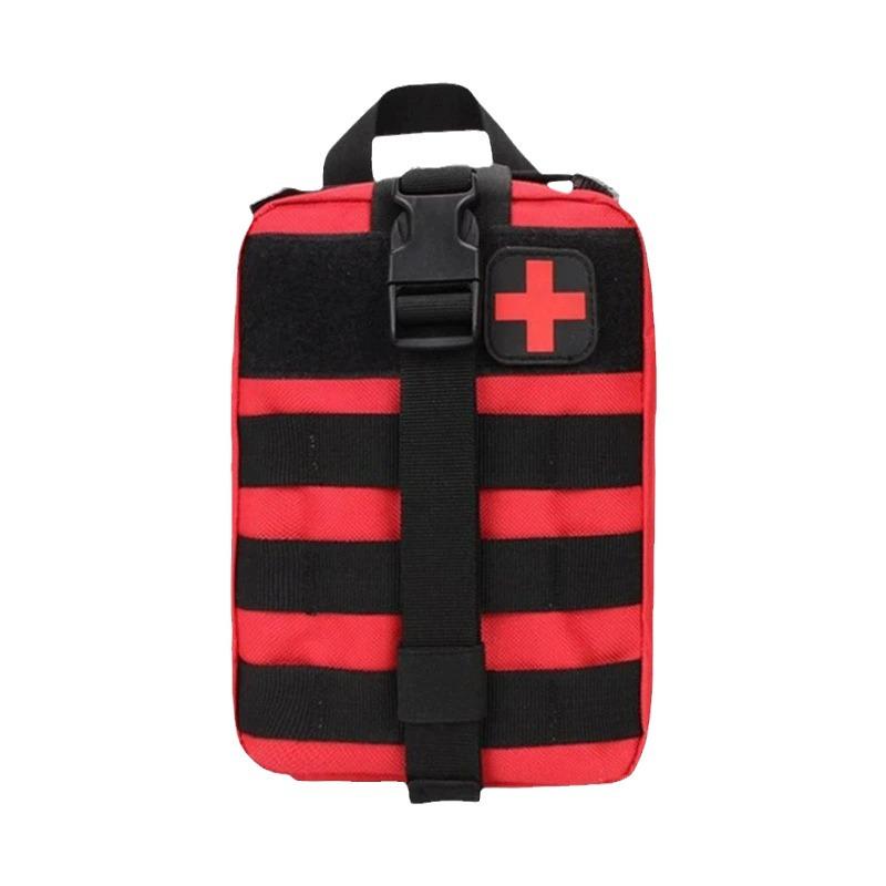 Camouflage Tactical Waist Pack: Portable Outdoor Medical & Survival Kit for Sports and Mountaineering.
