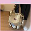 Capacity Womens Bag Large Canvas Portable Tote Bag Student Shoulder Bag