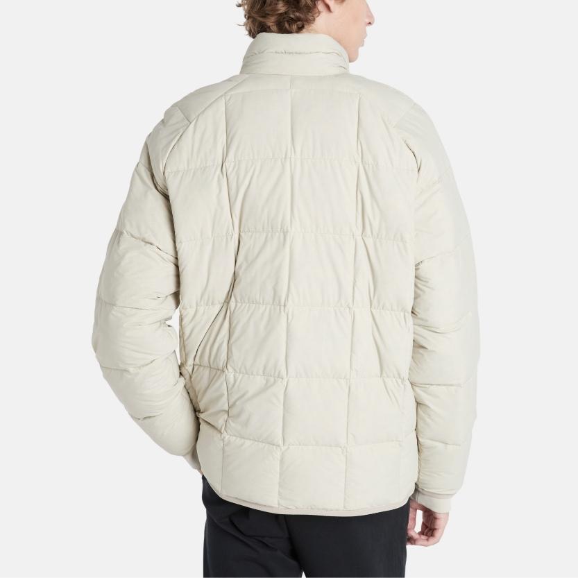 Timberland AFBear Head DWR Down Pack Fashionable Versatile Warm Long Sleeve Down Jacket Men Jackets White A2N8M-CY2