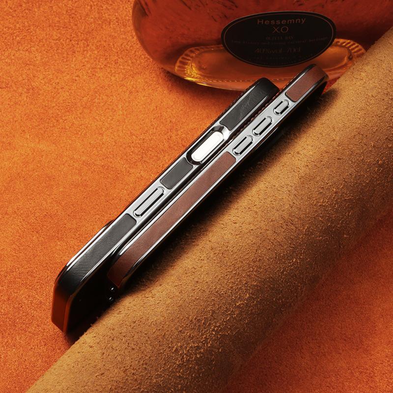 The Apple 16promax Phone Case Is Suitable for IPhone15. It Is A High-end 14 Magnetic 13 Full Cover 12 Anti-drop Leather Case