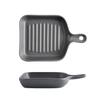 Color Glaze Oven Cheese Baking Tray Single Handle Restaurant Ceramic Dish Baking Baked Rice Tray Tableware Square Tray Household