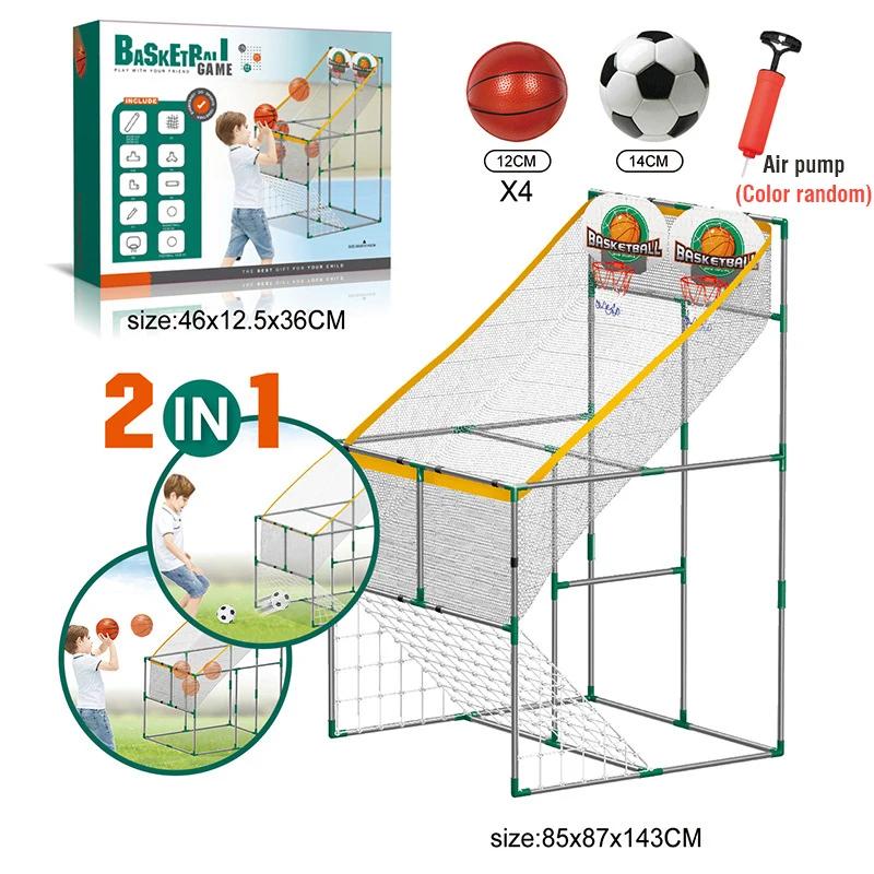 Non-Toxic Basketball Board Shooting Machine Parent-Child Interactive Sports Fitness Competition Shooting Suit Children'S Double Game Toys