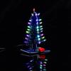 Colorful 3D Christmas Tree Led DIY Kit, Colorful Flash RGB LED Circuit Electronic Assemble Funny Kit, STEM Project