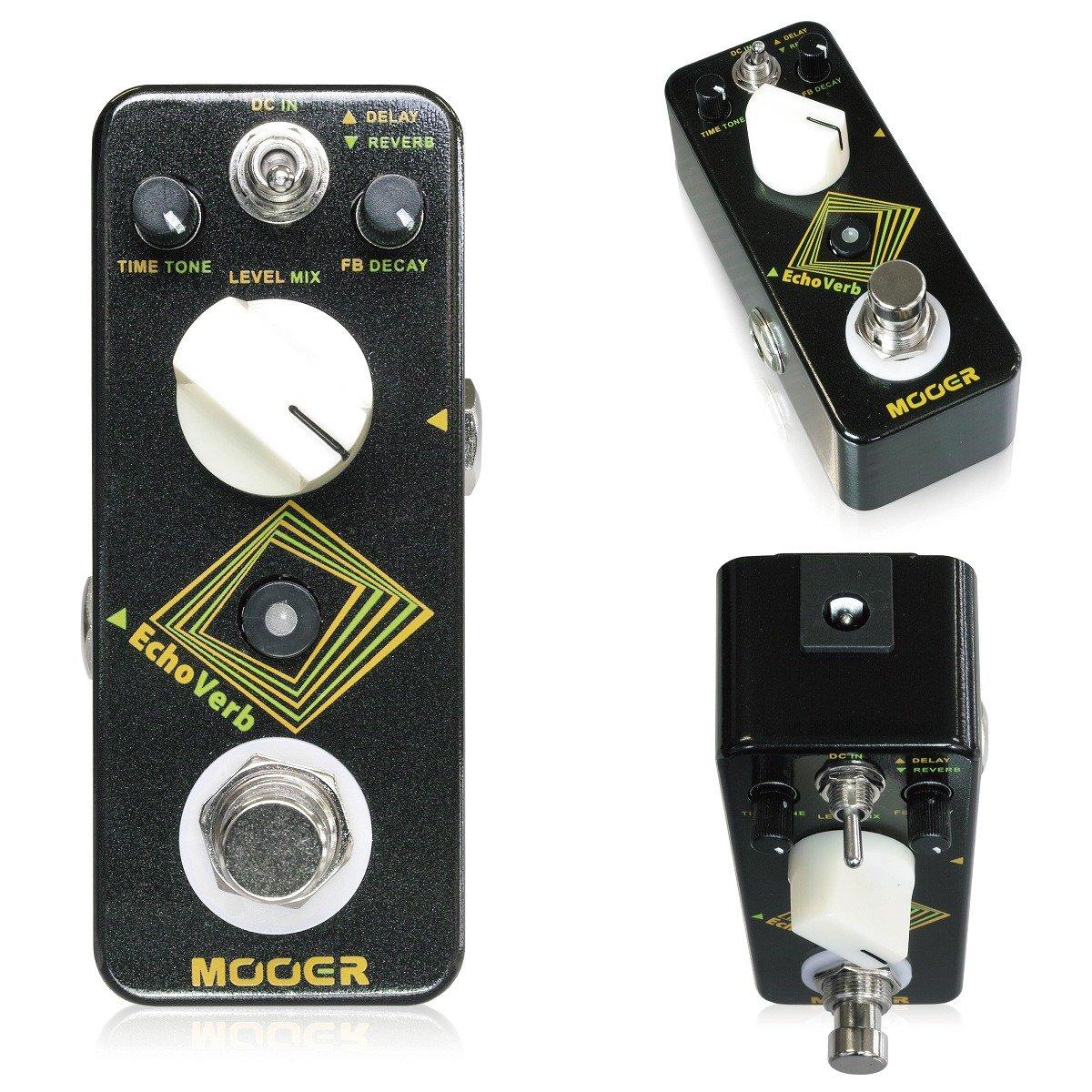 

Mooer EchoVerb Delay Reverb Guitar Effector чорний