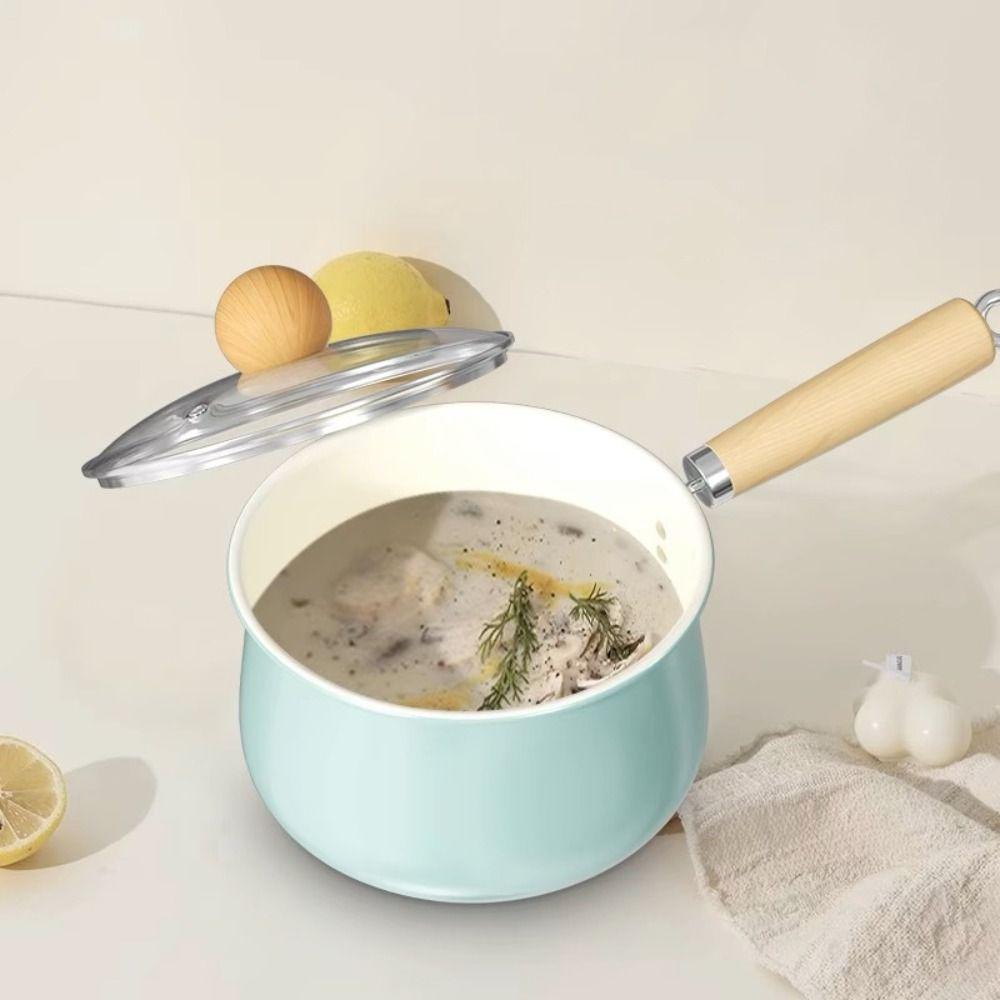 Non-stick Soup Pan Mini Baby Food Pot Universal Saucepan  Porridge