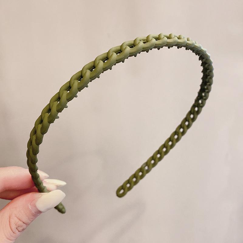 Korea Mode Lange Zahn Haarbänder Für Frauen Nicht Slip Haar Kämme Einfarbig Geometrische Lünette Femme Haar Zubehör Mädchen