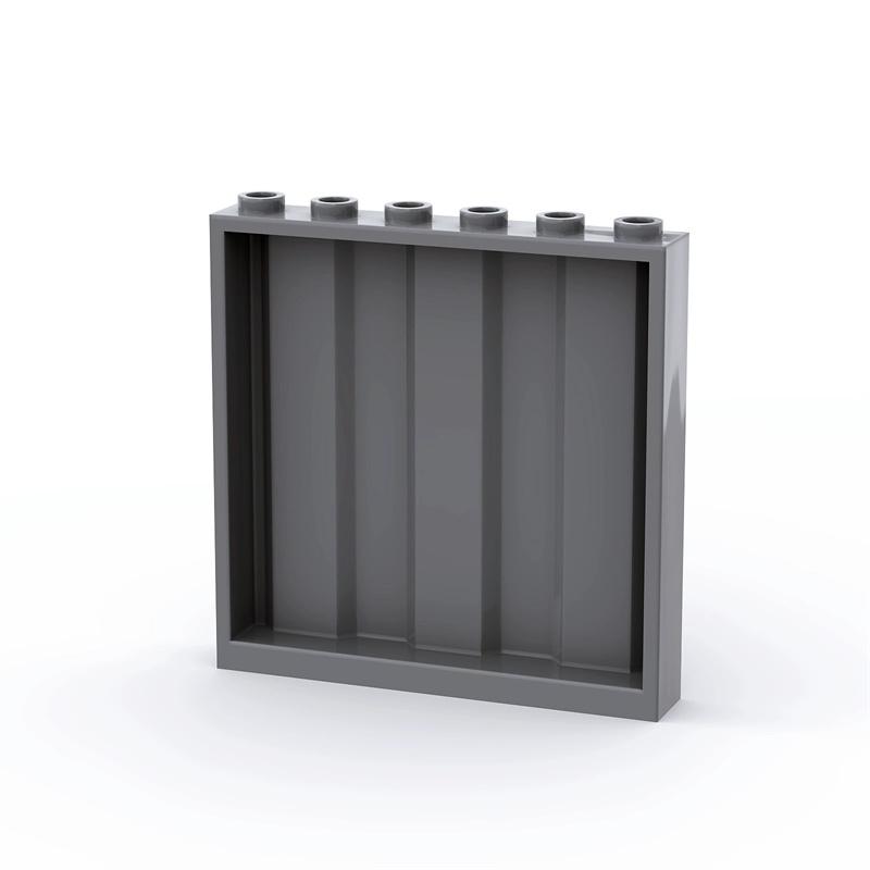 

10pcs Compatible 23405 MOC Wall Bricks 1X6X5 DIY Enlighten Block DIY Assembles Particles Educational Creative Plastic Toys 10pcs темно-серого