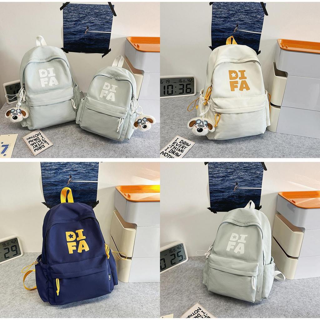 Jugend-Campus-Rucksack mit Buchstabenmuster und Nylon für Studenten