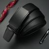 Men's Belt Trendy Versatile Leather Automatic Buckle Belt Business Casual Simple Middle Aged and Young Trousers Belt