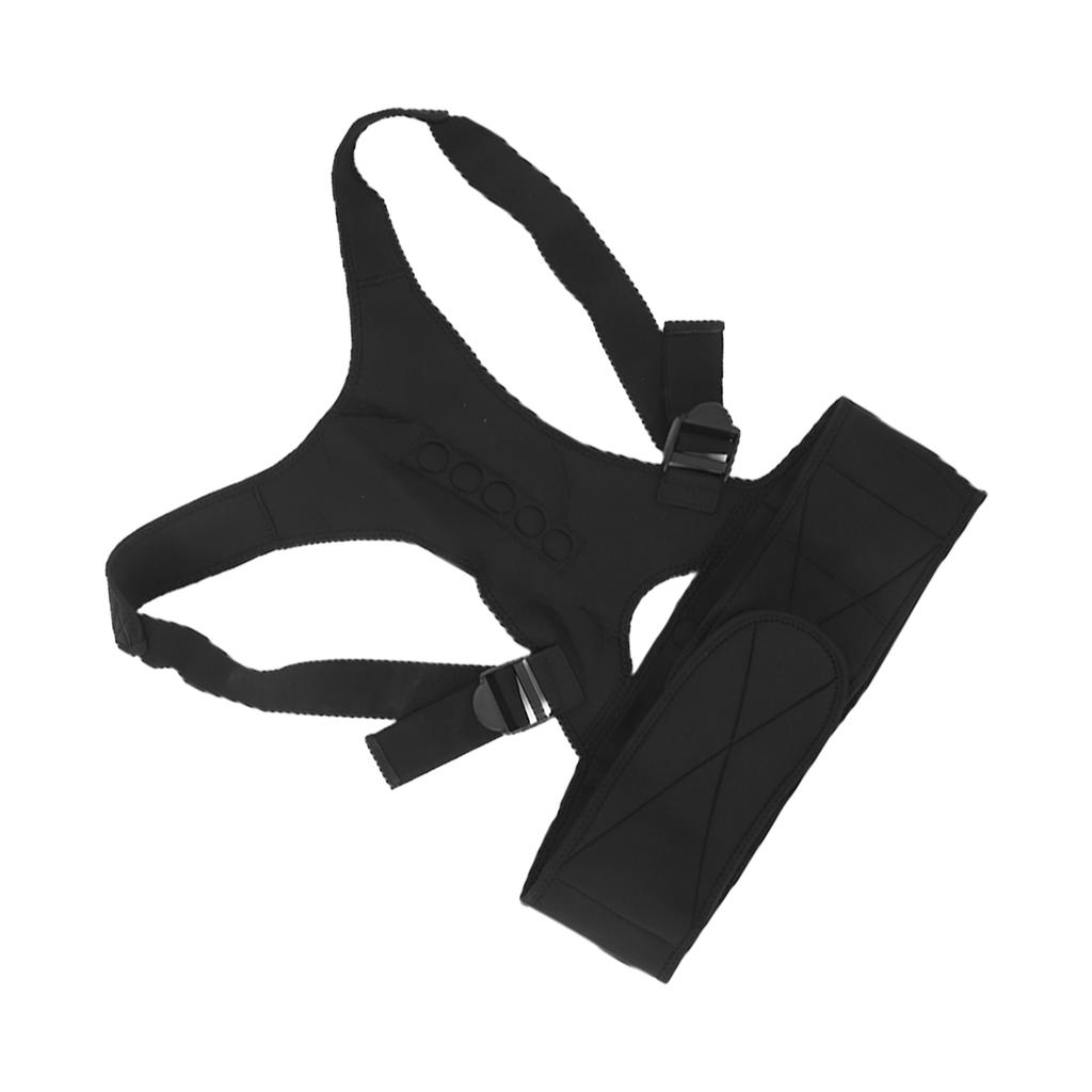 Back Brace Posture Corrector Comfortable Breathable Body Trainer for Adults ChildrenBlack M