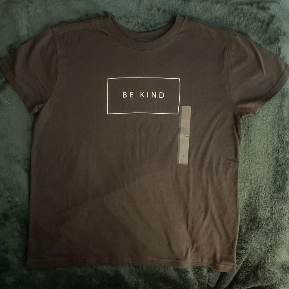 Be Kind ; Women’s Large Grey Short Sleeve Graphic Tee New Unisex T-Shirt S
