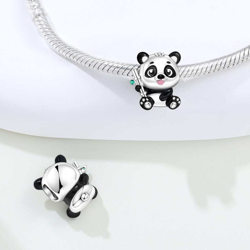 Cute Animal Panda Scorpion Corgi Bead Pendant Bracelet DIY Jewelry Accessories