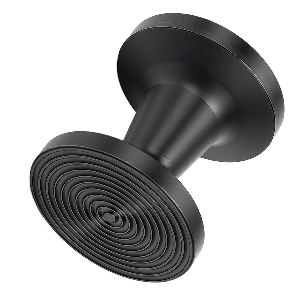 Dual Sided Coffee Tamper Black PP Coffee Powder Press Hammer with Flat Thread Base for Coffee Machine 51MM