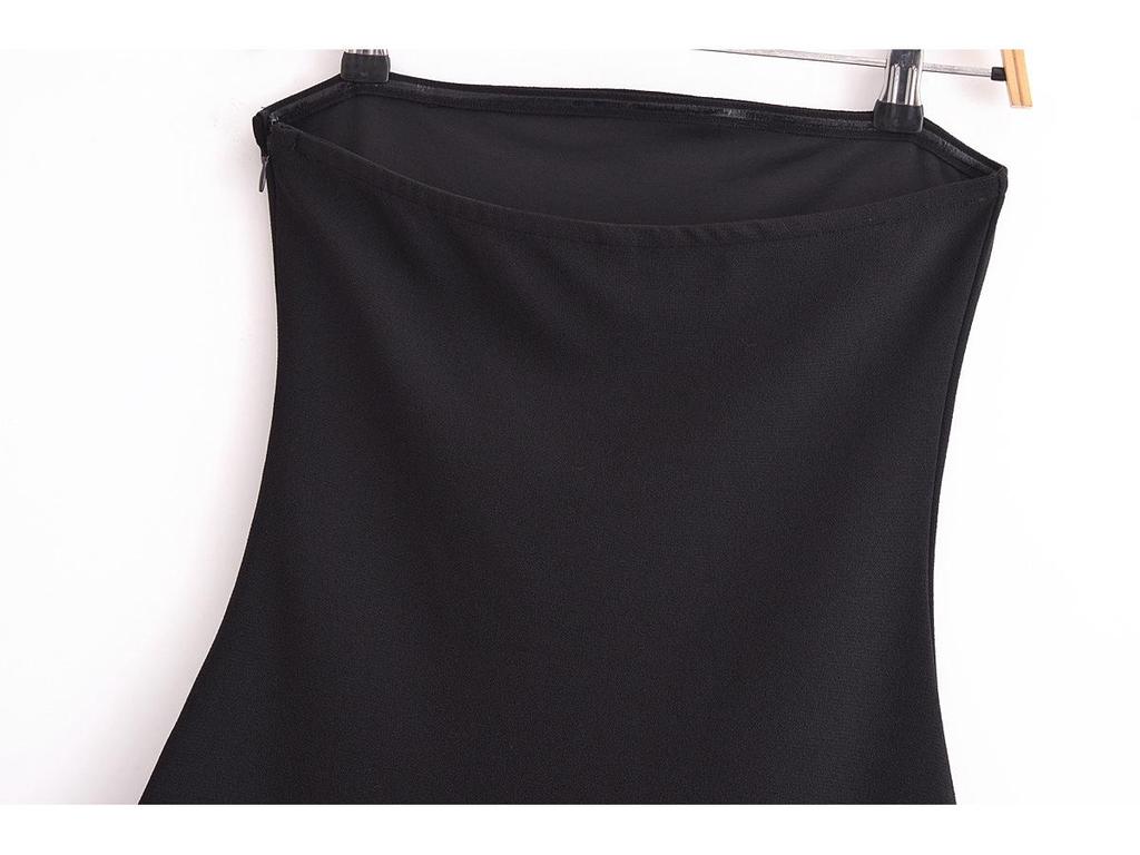 2025 Spring European & American Style Women's Strapless Slimming Dress