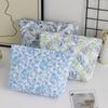 Floral Wash Bag Quilted Clutch Bag Inner Bags Large Capacity Makeup Bags Women Cosmetic Bag Skincare Pouch Travel Organizer