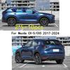 Car TPU/Glossy Mirror Pillar Post Cover For Mazda CX-5 CX5 2017 2018    -2024 Door Trim Window Stickers 10pcs