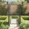 Mesh Garden Gate Galvanized Steel 100 X 175 Cm Grey Anthracite