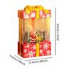 Musical Snowglobe Gift Box Christmas Music Box for Living Room Cafes Holiday