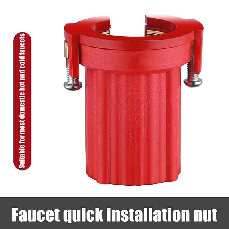 1 Pièce Fixation Anti-Desserrage Rapide Robinet d'Évier de Cuisine Base Fixe Outil de Fixation Robinet Lavabo de Salle de Bain