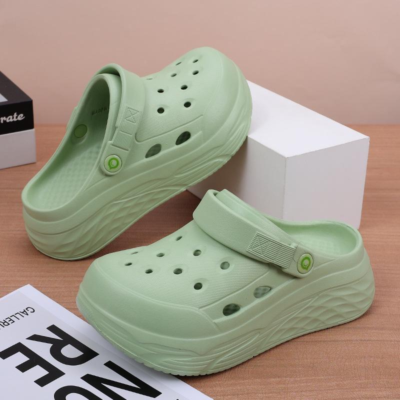 Women s Non-slip Closed Toe Beach Clogs - Fashionable, Versatile, Thick Sole 37-38