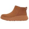 Fit Flop Womens/Ladies F-Mode Suede Flatform Side Zip Ankle Boots