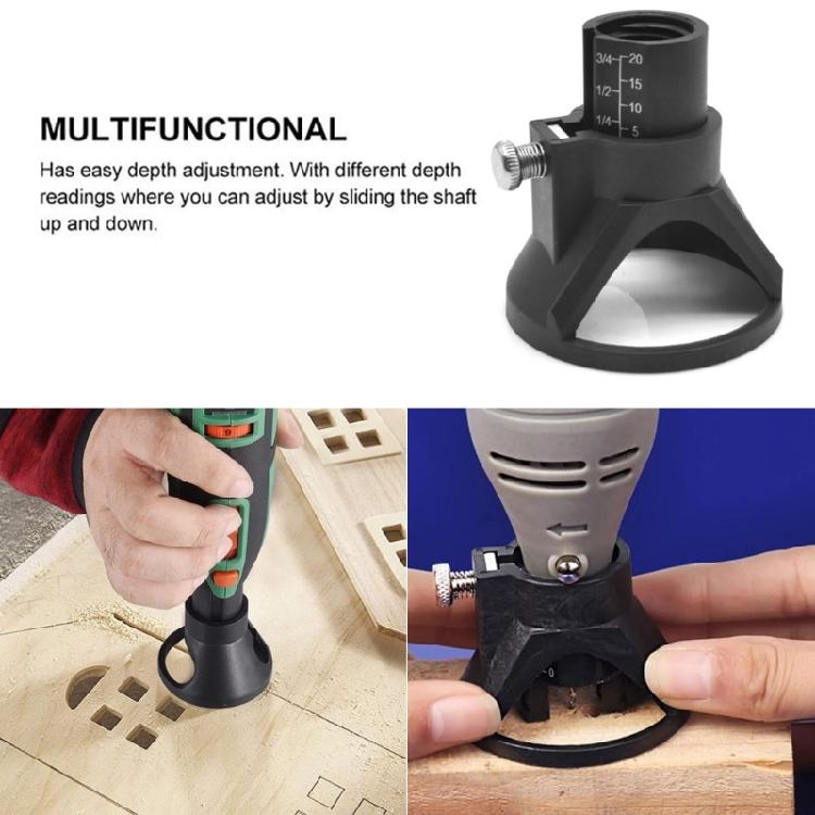 Efficient Cutting Guide Attachment Polishing Carving Grinding Locator for Rotary Tool Offering Versatility and Precise