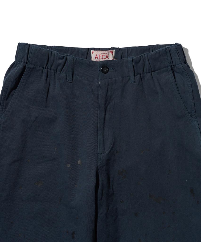 AECA Splater Painted Banding Chino Pants-Navy