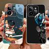 For Realme GT 7 Pro GT7 Pro RMX5010 RMX5011 Back Cover Cool Cartoon Dragon Astronaut Animals Phone Case Soft Silicone Clear Etui