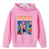 KPop Demon Girls Fashion Casual Sweatshirt Movie New Kids K-Pop Demon Hunters Hooded Tops Toddler Girl Clothes Hunters Hoodie
