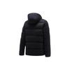 Anta Sports Lifestyle Series Brand Logo Flag Hooded Zipper Down Jacket Unisex Outerwear Black 462240107-1