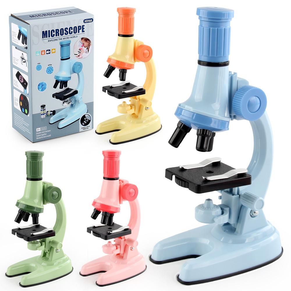 Ensemble d'expériences scientifiques au microscope pour enfants