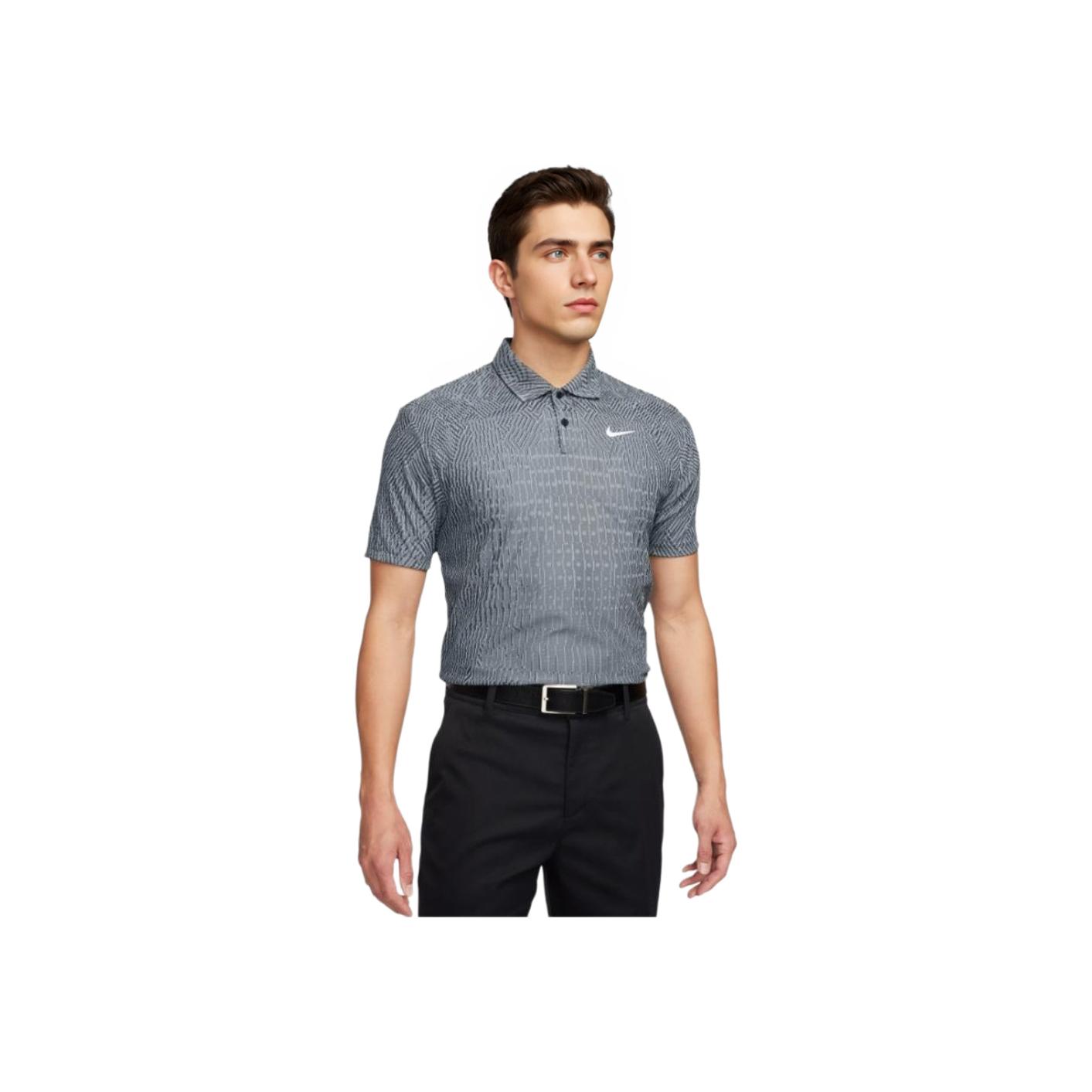 Nike Logo Print Fashion Versatile Short Sleeve Polo Shirt Men Polo Shirts Cool-Gray FD5732-065