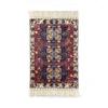 Persian Style Hand-Knotted Floor Mat With Tassels Retro Ethnic Geometric Printed Area Rugs Kitchen Bedroom Bath Non-Slip Carpet