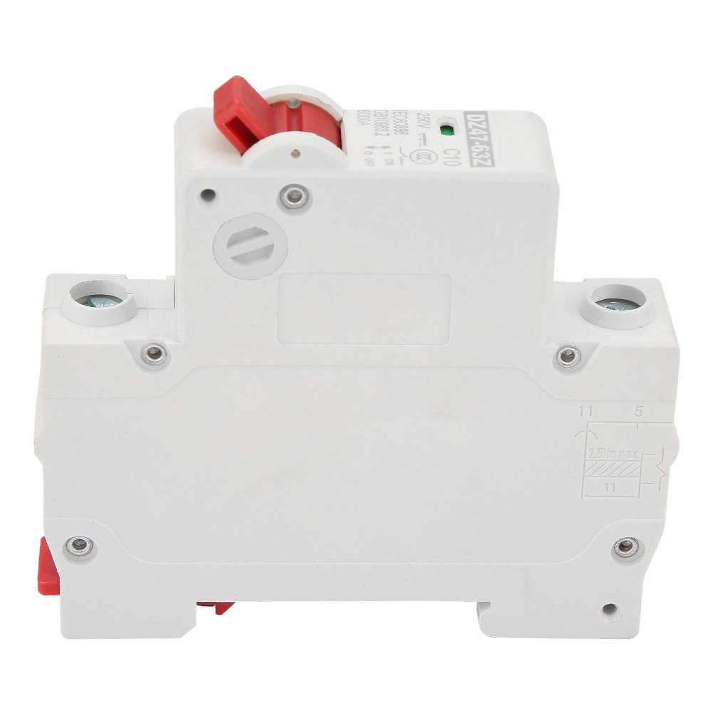 DZ47 63Z 1P 10A DC Miniature Circuit Breaker Leakage Protection Air Switch