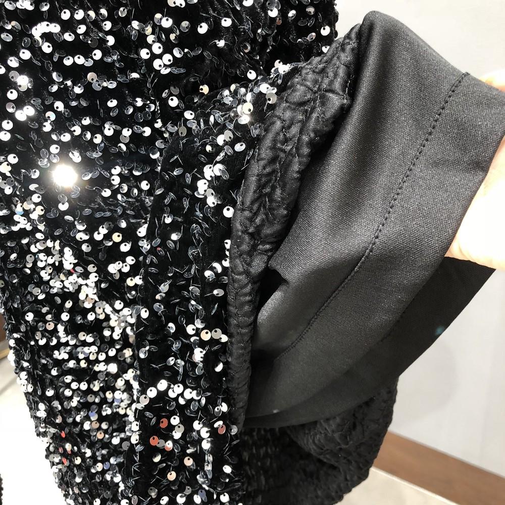 2023 Elegant Metallic Shine Spaghetti Strap Women's Party Dress
