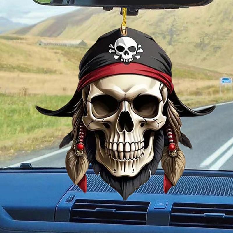 Rückspiegelanhänger Autoaufhänger Ornament Für Rückspiegel Skelett Fensteranhänger Auto Spiegelanhänger Rückspiegel