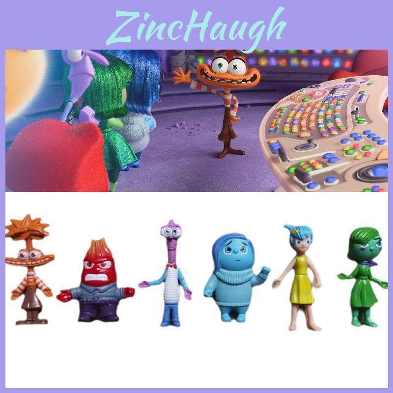 Cute Cartoon Brainy Team Action Figures Toy Model Car Decor Ornament Pvc Diy Display
