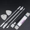 16pcs Stainless Steel Crowbar Kits Prying Opening Repair Tool Tablet Computer Opening Tools Small Metal Spudger Pry Tool