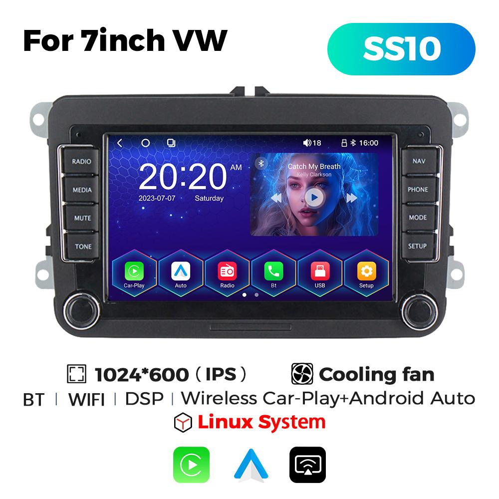 

Navifly 7 2din Android Auto Carplay автомобильный радиоприемник видеоплеер GPS для VW Volkswagen Skoda Octavia Golf 5 6 Touran Passat B6 Polo