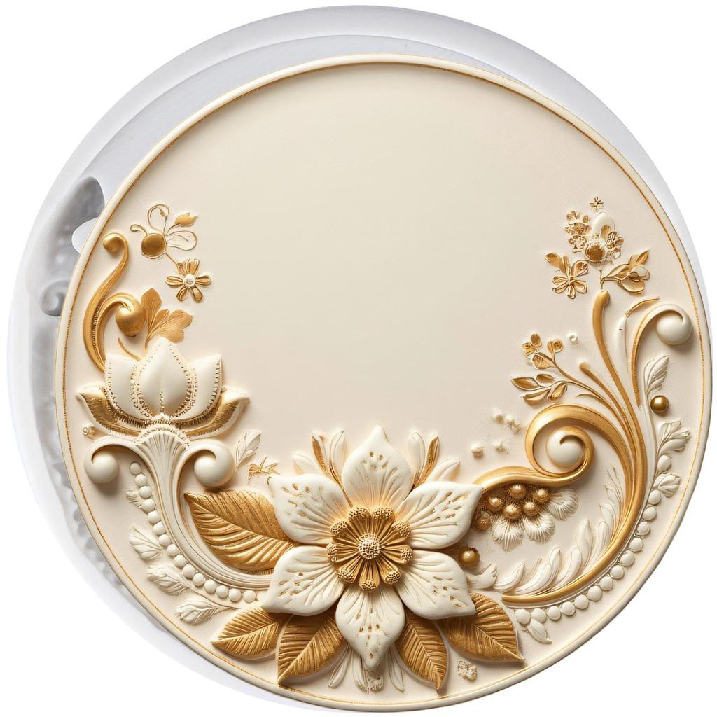 Baroque Photo Frame Silicone Mold Peony Garland Butterfly Rose Fondant Molds Cake Decorating Tools Theme Cake Dessert Decorated Chocolate Candy Mold