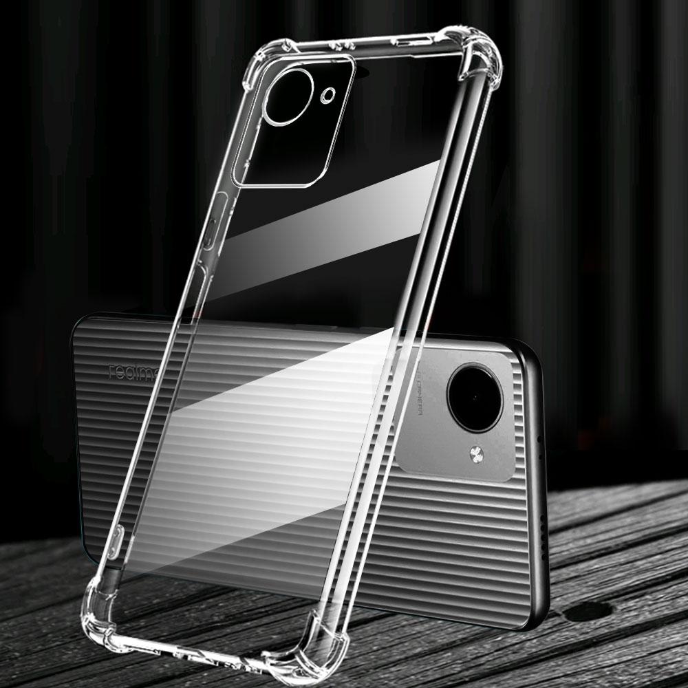 Phone Case For Realme C33 C35 Case Clear Soft Silicone Shockproof Airbag Bumper For Realme C33 2023 C31 C30 Back Cover Fundas Realme C30