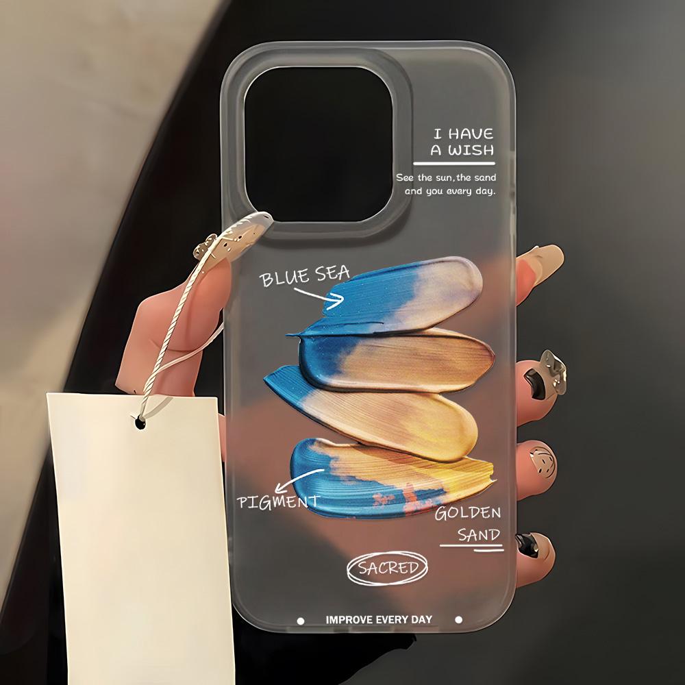 

Чехлы для мобильных телефонов iPhone 11 13 15 Pro Max 12 14 Pro Max Чехол для iPhone 16 15 Plus 13 Pro 12 Матовая текстура с рисунком в виде мультяшных цветов iPhone 16 Pro Max чёрный