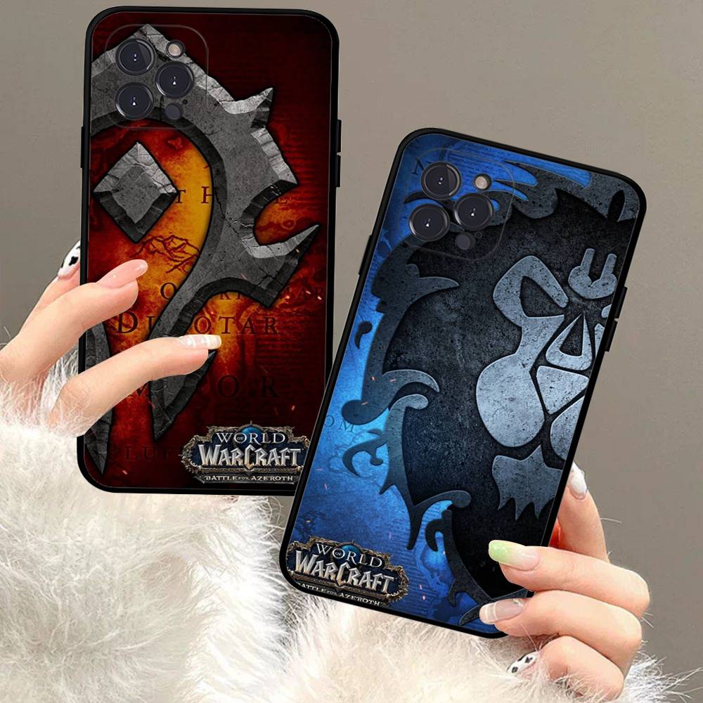 Game World Of Warcraft Phone Case For IPhone 14 Plus 13 Mini 11 16 15 17 Pro Max Protection Shockproof