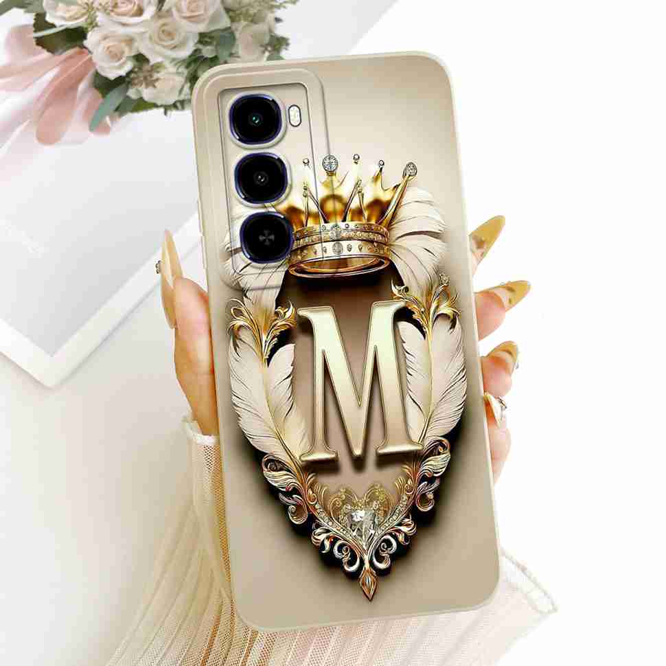 For Itel City 100 Case Crown Letter Soft Silicone Phone Back Cover For ITEL City 100 City100 4G 2025 ShockProof Case Bags  6.75"