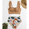 Sexy Bikinis Swimsuits Women's Swimwear Push Up Female Beach Swim Wear High Waist Bathing Suits Brazilian Bikini Set Pool Bather