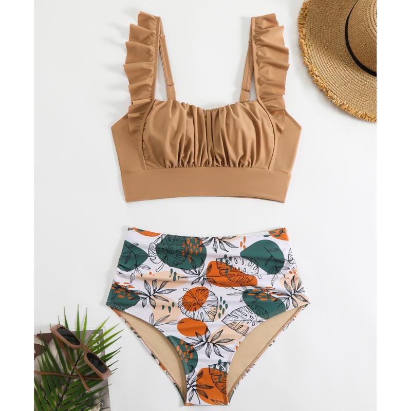 Sexy Bikinis Swimsuits Women's Swimwear Push Up Female Beach Swim Wear High Waist Bathing Suits Brazilian Bikini Set Pool Bather
